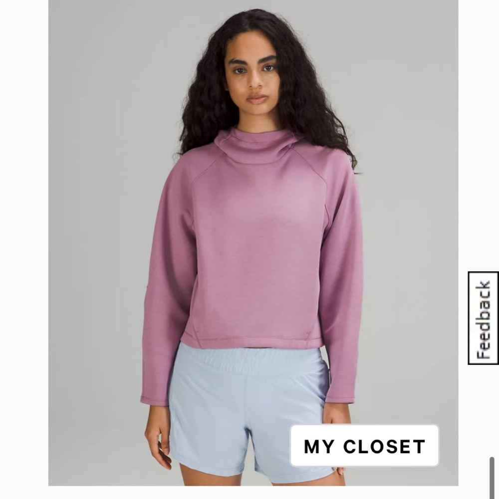 lululemon athletica Purple Cowl Neck Sweater